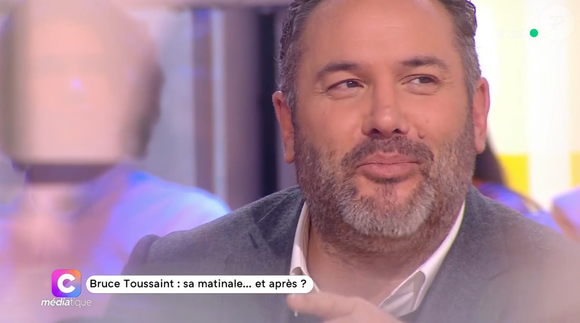 Bruce Toussaint invité de "C Médiatique", le 16 février 2025, sur France 5