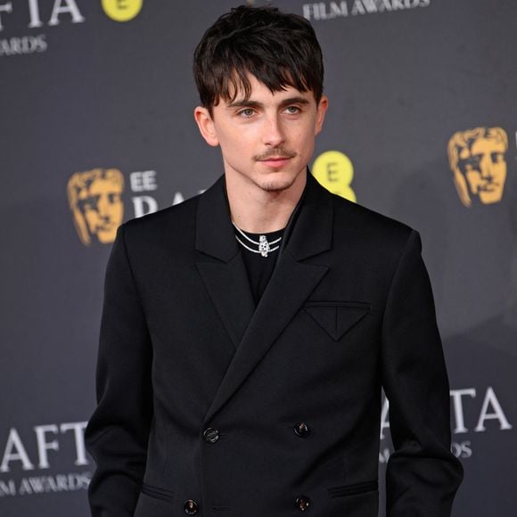 Timothée Chalamet - Photocall de la 78ème cérémonie des British Academy Film Awards (EE BAFTA) au Royal Albert Hall à Londres, le 16 février 2025. Photo par GOFF  / BESTIMAGE