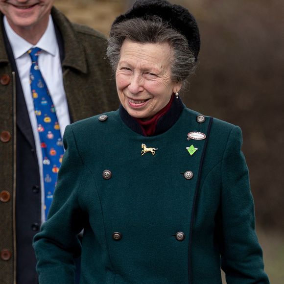 Princesse Anne, La princesse Anne, arrive au Festival de Cheltenham - Jour 4