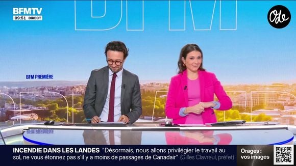 Marie Gentric et Valentin Demay le dimanche 16 août 2026 sur BFMTV