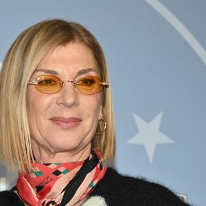 Michele Laroque posant pour une séance photo lors du 29e Festival du film d'humour de l'Alpe d'Huez, en France, le 22 janvier 2026. Photo de Mireille Ampilhac/ABACAPRESS.COM