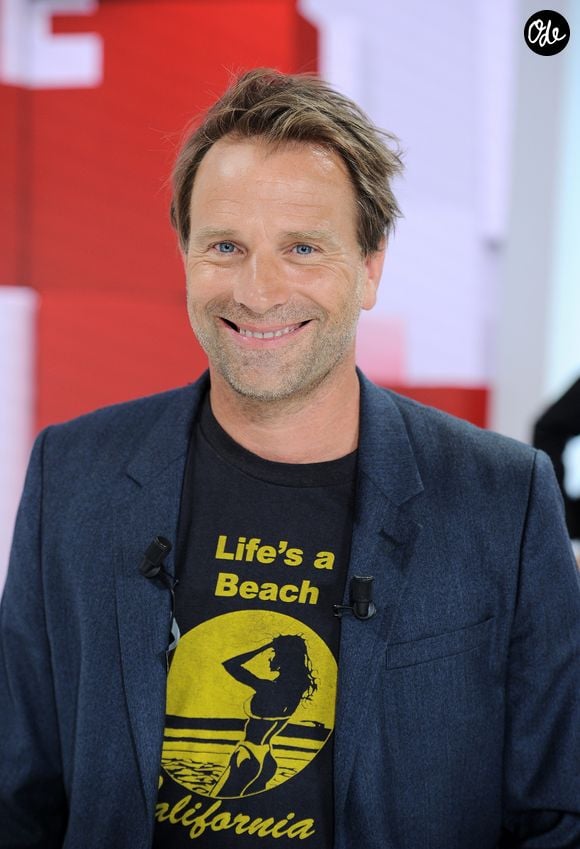 Thomas Jouannet  - Enregistrement de l'émission ' Vivement Dimanche Prochain ' au studio Gabriel. Diffusion le 01/09/2019 sur France 2. © Guillaume Gaffiot / Bestimage