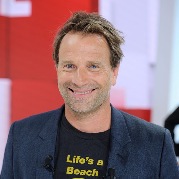 Thomas Jouannet  - Enregistrement de l'émission ' Vivement Dimanche Prochain ' au studio Gabriel. Diffusion le 01/09/2019 sur France 2. © Guillaume Gaffiot / Bestimage