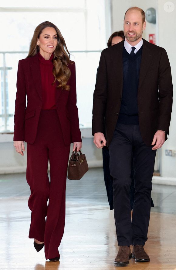 Le prince William, prince de Galles et Catherine Kate Middleton, princesse de Galles visitent l'hôpital Charing Cross à Londresle 8 janvier 2026.
Photo par Isabel Infantes / Pool /Julien Burton via Bestimage