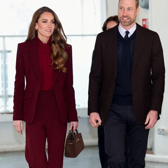 Le prince William, prince de Galles et Catherine Kate Middleton, princesse de Galles visitent l'hôpital Charing Cross à Londresle 8 janvier 2026.
Photo par Isabel Infantes / Pool /Julien Burton via Bestimage
