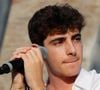 Léon Hesby a décidé de suivre les traces de son père en se lançant dans une carrière de chanteur

Exclusif - Léon Hesby, le fils de P.Bruel, se produit pour la première fois sur scène en France, au festival des Sables-d'Olonne, le 26 juin 2026.
Crédit : Noël Carrier / Bestimage