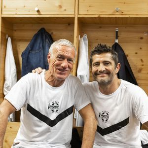 Exclusif - Didier Deschamps et Bixente Lizarazu - Backstage du match de football caritatif du Variétés Club de France contre les légendes des Avirons Bayonnais au profit des associations "Pièces Jaunes" et "Centre Hospitalier de la Côte Basque.

© Pierre Perusseau/Bestimage