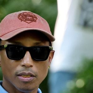 Pharrell Williams - Réception de la France Music Week au Palais de l'Elysée dans le cadre de la Fête de la Musique à Paris le 20 Juin 2025. © Dominique Jacovides/Bestimage