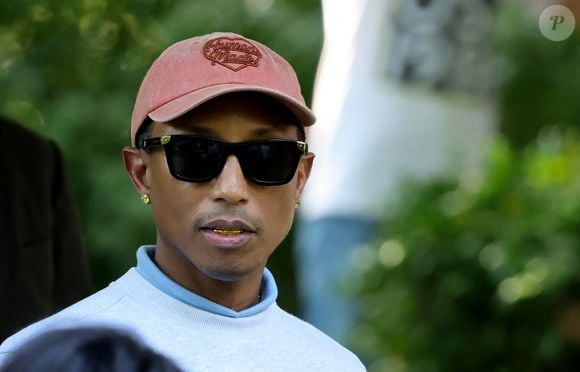 Pharrell Williams - Réception de la France Music Week au Palais de l'Elysée dans le cadre de la Fête de la Musique à Paris le 20 Juin 2025. © Dominique Jacovides/Bestimage