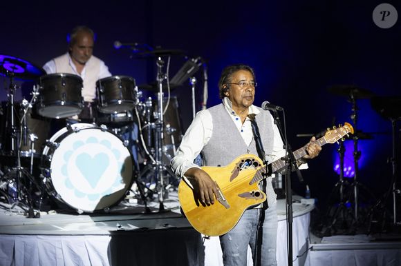 Exclusif - Laurent Voulzy - Laurent Voulzy en concert sur la scène du théâtre de Verdure lors du 41ème Festival de Ramatuelle, le 9 août 2025. 
© Cyril Bruneau / Bestimage