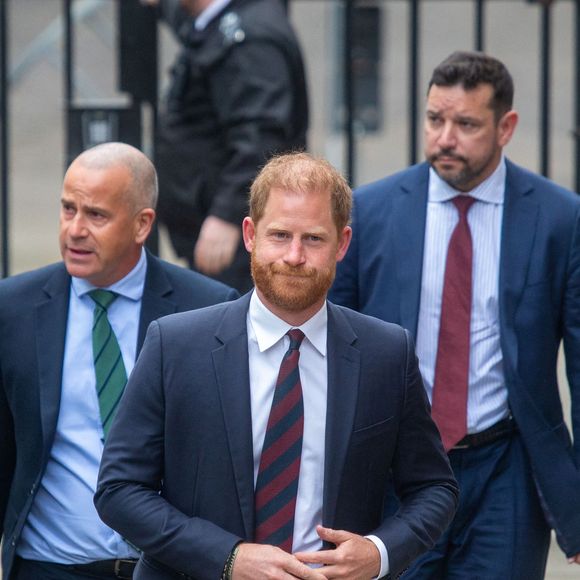 Le prince Harry, duc de Sussex, lors de la deuxième journée d'appel de la Haute Cour concernant sa plainte contre le ministère de l'Intérieur et le niveau de sécurité dont il bénéficie pendant son séjour au Royaume-Uni. (Crédit image : © Tayfun Salci/ZUMA Press Wire)