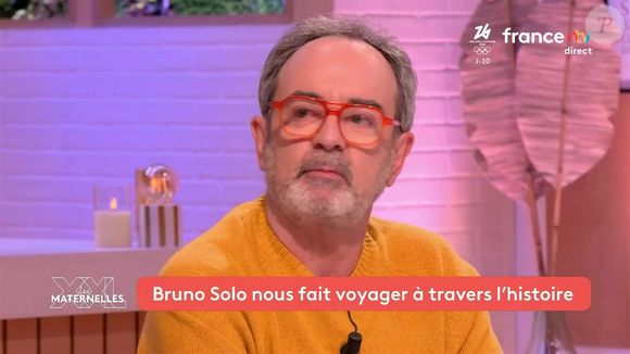 Habituellement discret sur sa vie privée, Bruno Solo était l'invité de l'émission "Les Maternelles XXL" ce mardi 27 janvier 2026.

Bruno Solo était invité le 27 janvier 2026 de l'émission "Les Maternelles XXL", diffusée sur France 5.
 
Capture d'écran de l'émission "Les Maternelles XXL" diffusée sur France 5.
