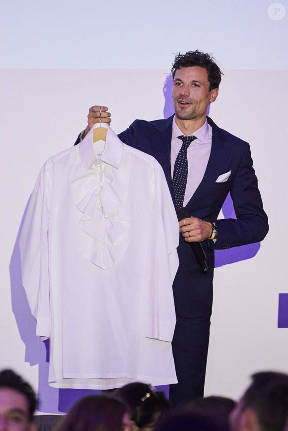 Exclusif - Chemise de nuit ayant appartenu à Karl Lagerfeld - Soirée de la première édition du "You Care Charity Gala" en faveur de la cause animale et de l'environnement au Cercle Interalliée à Paris. Le 3 décembre 2024.  © Cyril Moreau/Bestimage