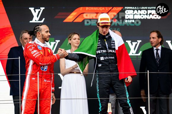 Grâce à une course solide, Lewis Hamilton a décroché une belle deuxième place.

Portrait podium lors du Grand Prix de Formule 1 du Canada 2026, 6ème manche du Championnat du Monde de Formule 1 2026 du 5 au 7 juin 2026 sur le Circuit de Monaco, à Monte-Carlo, Monaco - © DPPI / PsnewZ / Bestimage