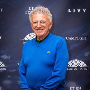 Exclusif - Nelson Monfort au photocall du showcase de présentation de la comédie musicale La Légende du Comte de Monte Cristo à Salle Gaveau à Paris, France, le 25 septembre 2025. © Julien Sarkissian/Bestimage