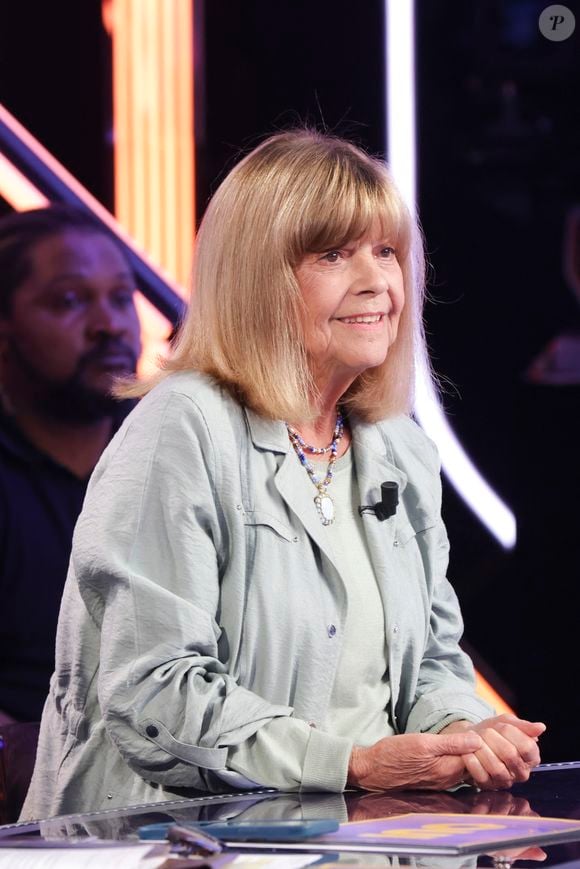 Exclusif - Chantal Goya, sur le plateau de l’enregistrement de l’émission « Face à Hanouna » présentée par C.Hanouna et diffusée sur C8  à Paris, France © Jack Tribeca/Bestimage