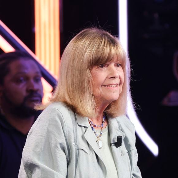 Exclusif - Chantal Goya, sur le plateau de l’enregistrement de l’émission « Face à Hanouna » présentée par C.Hanouna et diffusée sur C8  à Paris, France © Jack Tribeca/Bestimage
