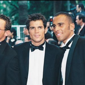 Archives - Frank Delay, Filip Nikolic et Adel Kachermi du groupe 2be3 à Paris au Festival de Cannes en 1998.
Crédit : RINDOFF-GARCIA / BESTIMAGE