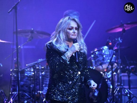 Bonnie Tyler en concert à L'Amphithéâtre 3000 du Centre de Congrès de Lyon, France, le 11 décembre 2023. © MPP/Bestimage