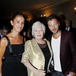 Christophe Maé, Nadège et Line Renaud - Concert "Symphonica" de George Michael à l'Opéra Garnier au profit du Sidaction à Paris, le 9 septembre 2012. © BERTRAND RINDOFF PETROFF / BESTIMAGE