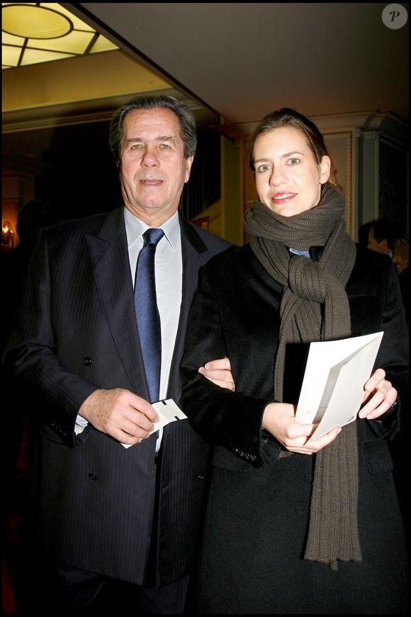 Jean-Louis Debré et sa fille au théâtre. RINDOFF-GUIREC / BESTIMAGE