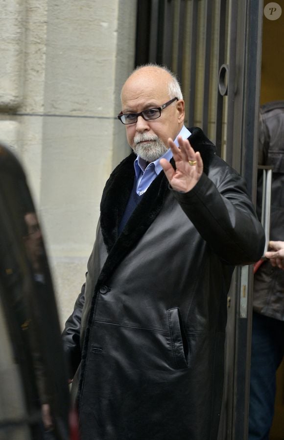 Celine Dion et son mari René Angelil quittent l'hôtel Royal Monceau à Paris, France, le 12 novembre 2013. Photo by ABACAPRESS.COM