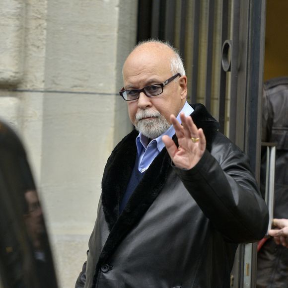Celine Dion et son mari René Angelil quittent l'hôtel Royal Monceau à Paris, France, le 12 novembre 2013. Photo by ABACAPRESS.COM