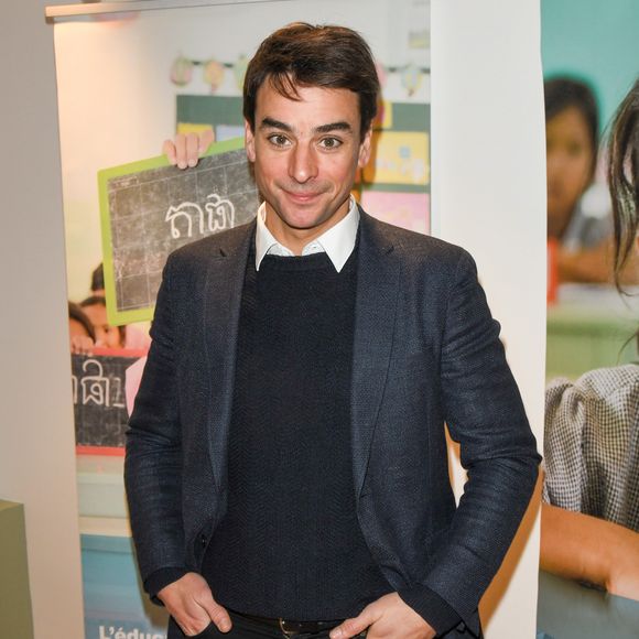 Julian Bugier lors de la clôture de l'opération "Levons le doigt pour l'éducation des filles" chez We Are à Paris le 30 janvier 2020.

© Coadic Guirec / Bestimage