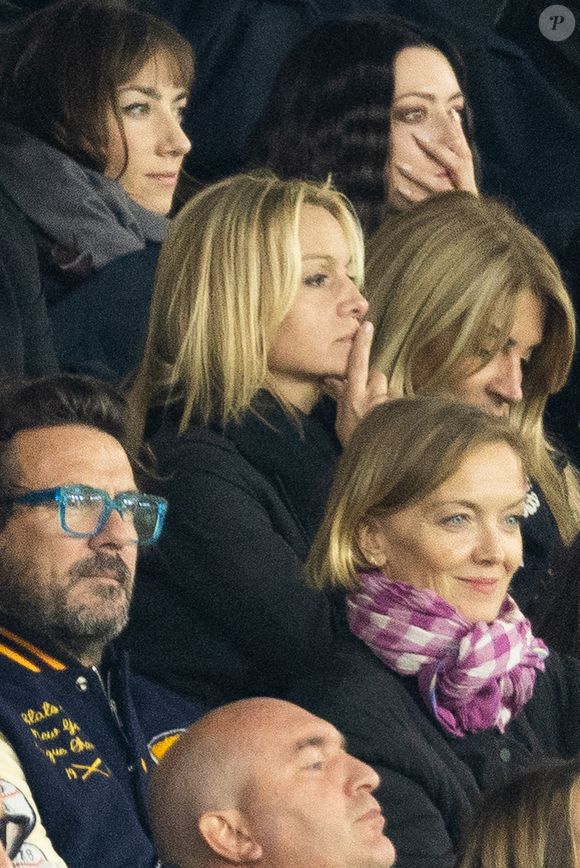 Audrey Crespo-Mara dans les tribunes lors du match de Ligue 1 McDonald's "PSG - Auxerre (2-0)" au Parc des Princes, le 27 septembre 2025.
© Cyril Moreau/Bestimage