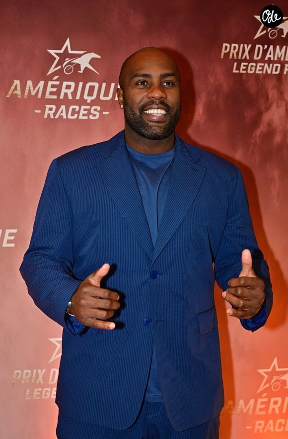 Teddy Riner - 104ème édition du Prix d'Amérique 2025 à l'hippodrome Paris-Vincennes le 26 janvier 2025. © Christian Liewig/Bestimage