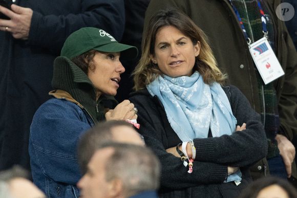Amélie Mauresmo au match de rugby du Tournoi des Six Nations France contre Angleterre au Stade de France à Saint-Denis le 14 mars 2026. © AGENCE / BESTIMAGE