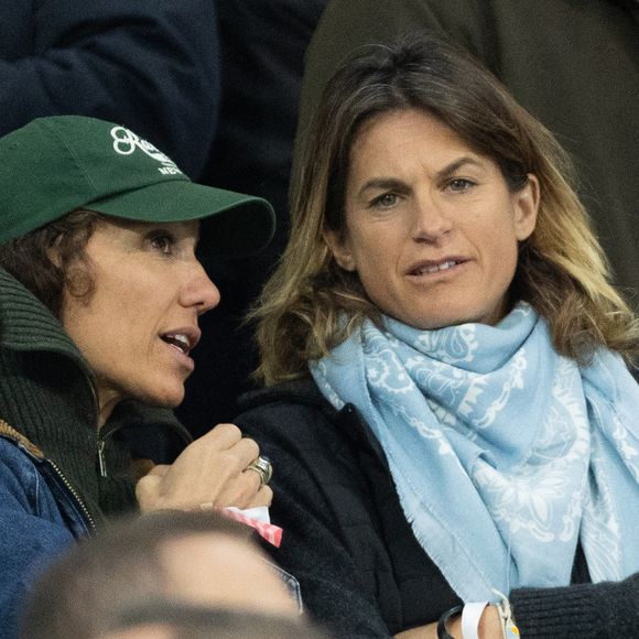 Amélie Mauresmo au match de rugby du Tournoi des Six Nations France contre Angleterre au Stade de France à Saint-Denis le 14 mars 2026. © AGENCE / BESTIMAGE
