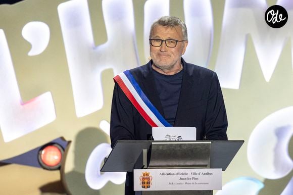 Exclusif - Laurent Ruquier durant l'enregistrement de la seconde soirée de "L'humour à la plage" pour la 3eme édition du festival de Juan les Pins à la pinède Gould le 27 juin 2026. © Jack Tribeca/Bestimage