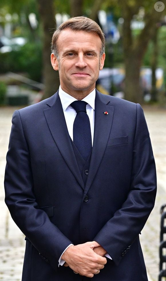 Emmanuel Macron, Allemagne, le 3 octobre 2025. 

© Christian Liewig/Bestimage