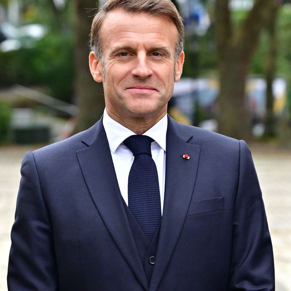 Emmanuel Macron, Allemagne, le 3 octobre 2025. 

© Christian Liewig/Bestimage