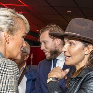 Exclusif - Nadia Fares, Laeticia Hallyday - Inauguration du "Johnny's Bar" à l'AccorHotels Arena Paris Bercy à Paris, à l'occasion du concert hommage à Johnny Hallyday. Le 14 septembre 2021
© Borde-Jacovides-Moreau / Bestimage
