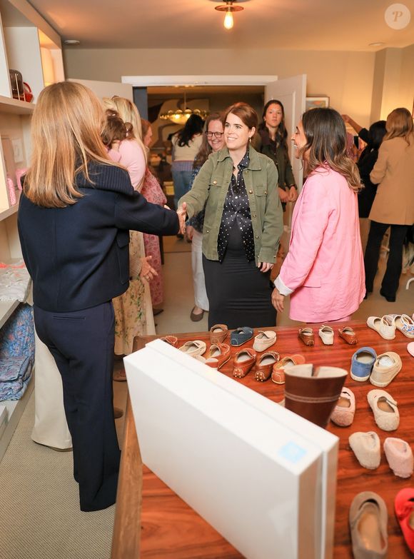 Eugenie d'York s'est rendue à Soho pour un événement de shopping et de soins pour bébés et enfants, organisé à l'occasion de la journée de la presse de Fuse Communications. 7 mai 2026. © Backgrid UK/ Bestimage