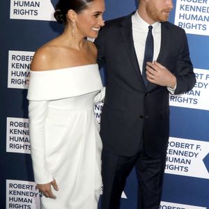 Le prince Harry et Meghan Markle lors du photocall de la soirée caritative Robert F. Kennedy Human Rights à New York le 6 décembre 2022. Photo par Photo Press Service / BESTIMAGE