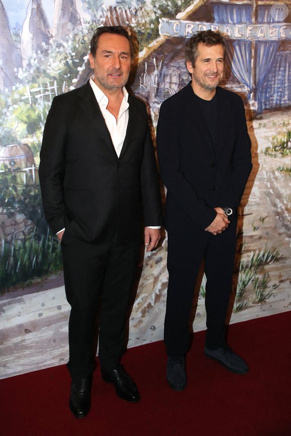 Exclusif -  Gilles Lellouche et Guillaume Canet - Première du film Astérix et Obélix "L'Empire du Milieu" au cinéma Le Grand Rex à Paris le 15 janvier 2023. © Bertrand Rindoff / Bestimage