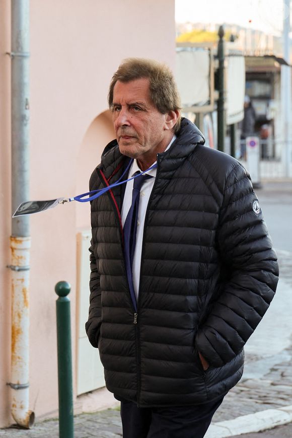 Max Guazzini - Arrivées aux obsèques de Brigitte Bardot en l'église Paroissiale Notre-Dame-de-l'Assomption de Saint-Tropez, France, le 7 janvier 2026.  © Jacovides-Moreau/Bestimage