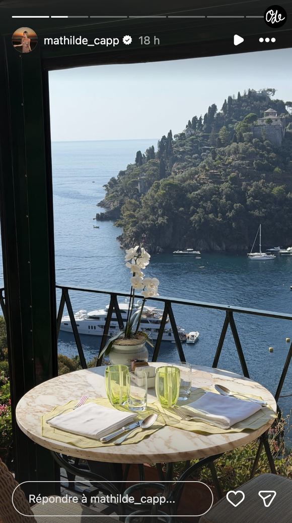 Dylan Deschamps et sa compagne profitent à Portofino