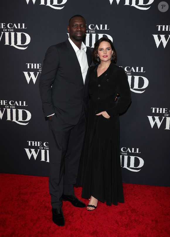 Omar Sy, Hélène Sy -  Photocall de la première du film L'Appel de la forêt (The call of the wild) à Los Angeles le 13 février 2020.©Broadimage / Bestimage