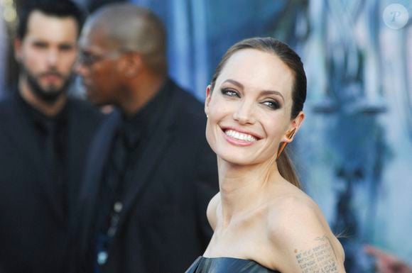 Angelina Jolie lors de la première mondiale du film fantastique "Maléfique" au El Capitan Theatre à Hollywood le 28 mai 2014. Photo by Apega/ABACAPRESS.COM