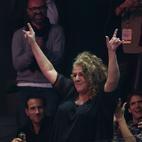 Marianne James - People au concert de Madonna à l'AccorHotels Arena (Bercy) à Paris, le 9 décembre 2015.
