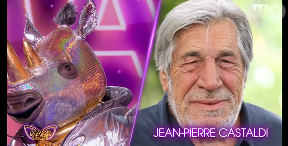 Le Rhinocéros a été éliminé de "Mask Singer 2025" lors du lancement de la septième saison. Patrick Sébastien se cachait sous le costume et aucun enquêteur ne l'avait trouvé. TF1, le 2 mai 2025.