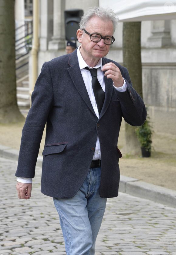 Jean-Luc Petitrenaud était un célèbre critique culinaire
Jean Luc Petitrenaud - Obseques de Georges Moustaki au Pere Lachaise a Paris. Le 27 mai 2013