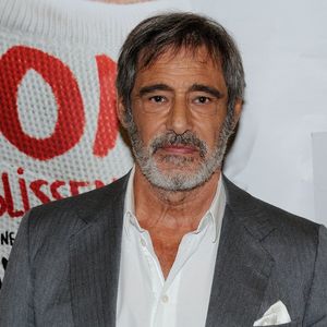 Gérard Lanvin à la première de Bon Rétablissement au Théâtre Édouard VII à Paris, le 8 septembre 2014. Photo : Aurore Marechal/ABACAPRESS.COM