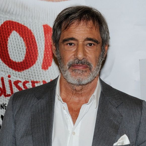 Gérard Lanvin à la première de Bon Rétablissement au Théâtre Édouard VII à Paris, le 8 septembre 2014. Photo : Aurore Marechal/ABACAPRESS.COM