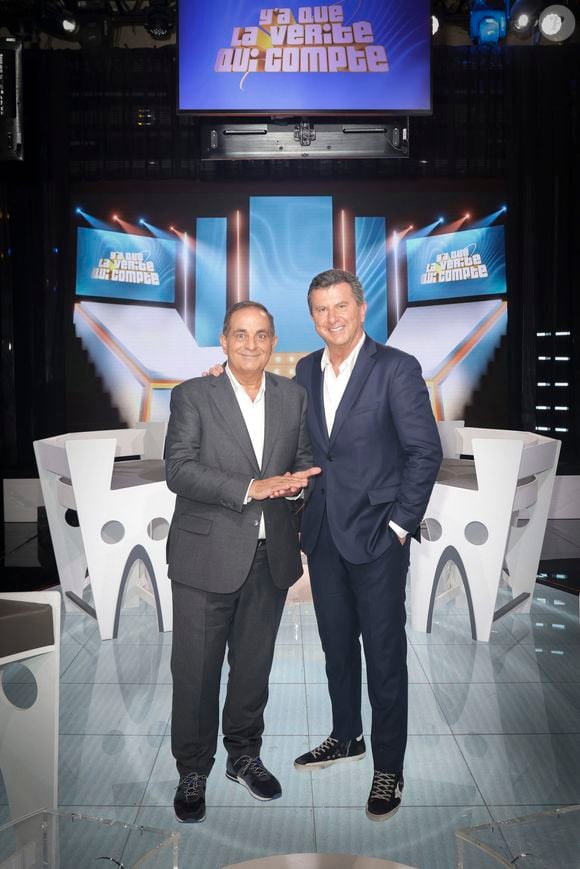 Exclusif - Laurent Fontaine, Pascal Bataille - Enregistrement de l'émission "Y'a que la vérité qui compte", présentée par L.Fontaine et P.Bataille, et diffusée sur C8 à partir du 12 octobre
© Jack Tribeca / Bestimage