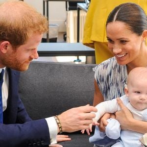 Prince Harry et Meghan Markle avec leur fils Archie © Backbird USA Bestimage